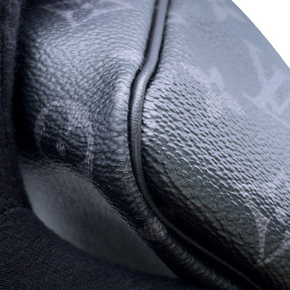 Louis Vuitton Boston Bag Monogram Eclipse Keepall Bandouliere 50 Black — view 8