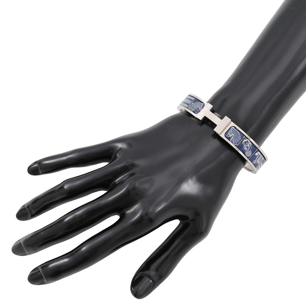 Hermes Bracelet Clic HH Horsewear Blue — view 4