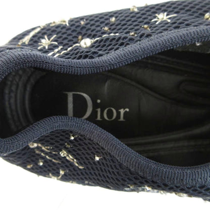 Dior Fusion I Feel Blue Slip-on Sneakers Mesh Low Cut Star Moon Comet Bijou — view 7