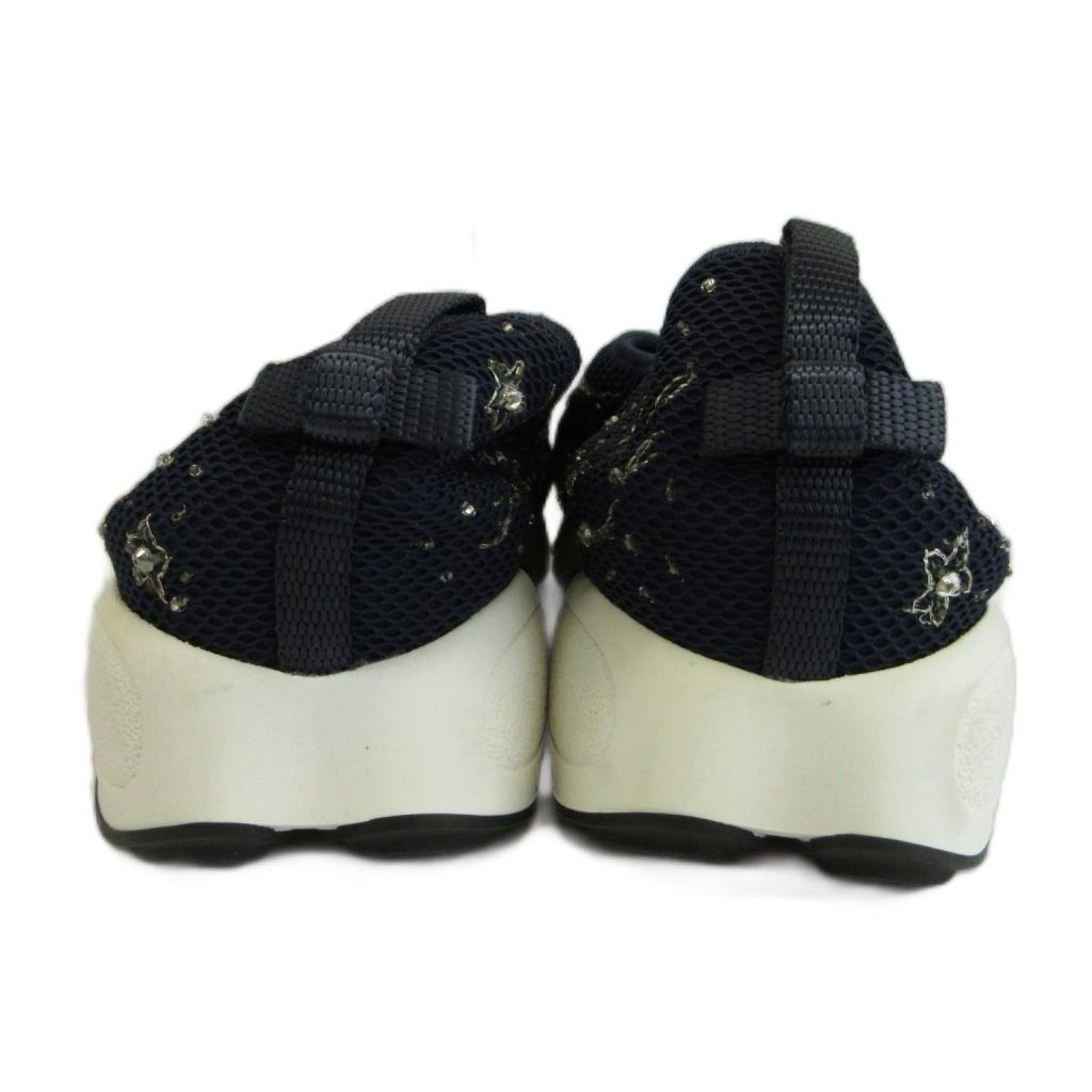 Dior Fusion I Feel Blue Slip-on Sneakers Mesh Low Cut Star Moon Comet Bijou — view 5