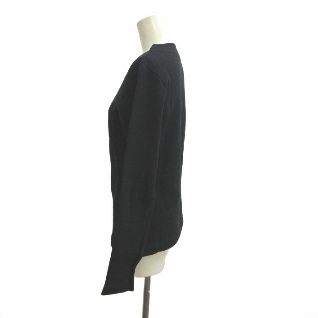 Fendi Sweatshirt Black Zucca Fleece Lining Velour Logo Top Vintage 40 — view 3