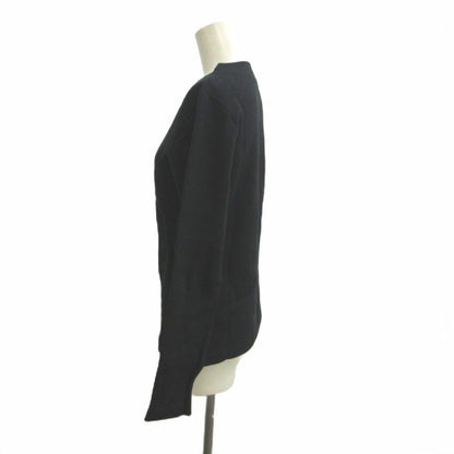 Fendi Sweatshirt Black Zucca Fleece Lining Velour Logo Top Vintage 40 — view 3