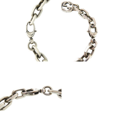Gucci Interlocking G Chain 925 Sterling Silver Necklace — view 5