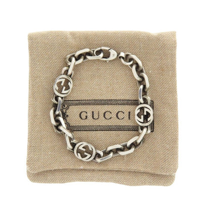 Gucci Interlocking G Chain 925 Sterling Silver Necklace — view 2