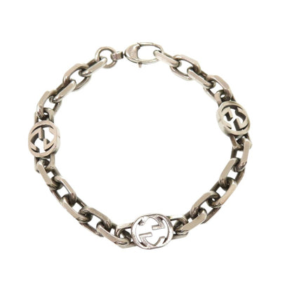 Gucci Interlocking G Chain 925 Sterling Silver Necklace — view 3