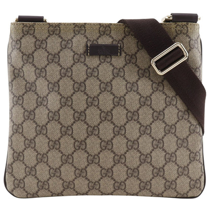 Gucci GG Supreme Canvas Brown Shoulder Bag