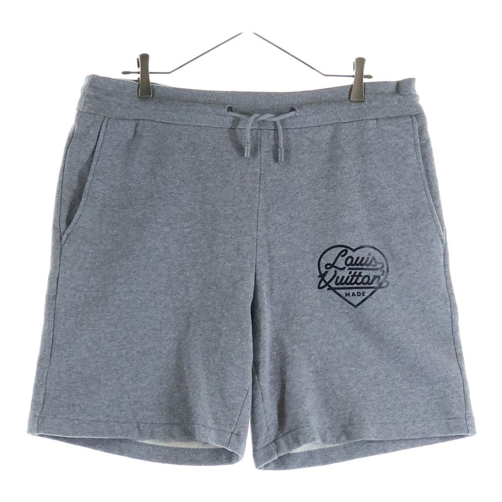 Louis Vuitton 22 SS NIGO Logo Print Sweatshirt Shorts Gray