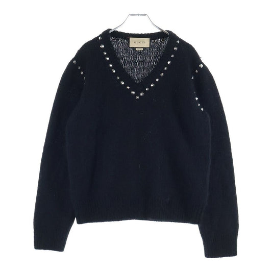 Gucci Studded Mohair Sweater Black