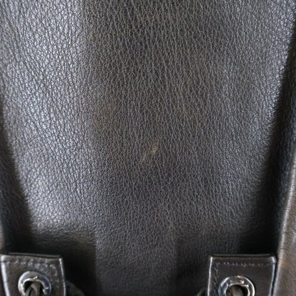 Chrome Hearts 4 Button Leather Vest Black — view 7