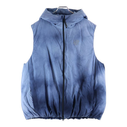 Loewe on Running Puffer Vest on Tie Dye Technical Shell Hooded Jacket Navy