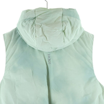Loewe on Running Puffer Vest on Tie Dye Technical Shell Hooded Jacket Green — view 4
