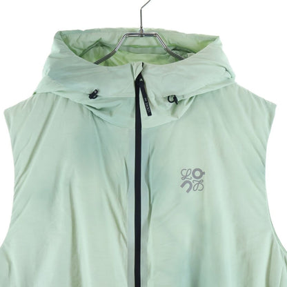 Loewe on Running Puffer Vest on Tie Dye Technical Shell Hooded Jacket Green — view 3