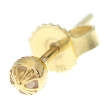 Chrome Hearts 22 Stud Ball Mini Cross Earrings Gold