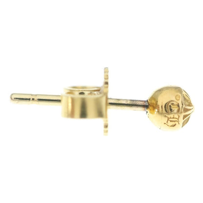 Chrome Hearts 22 Stud Ball Mini Cross Earrings Gold — view 4