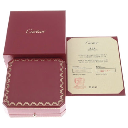 Cartier Love Circle Necklace Diamond 18k White Gold Pendant — view 6