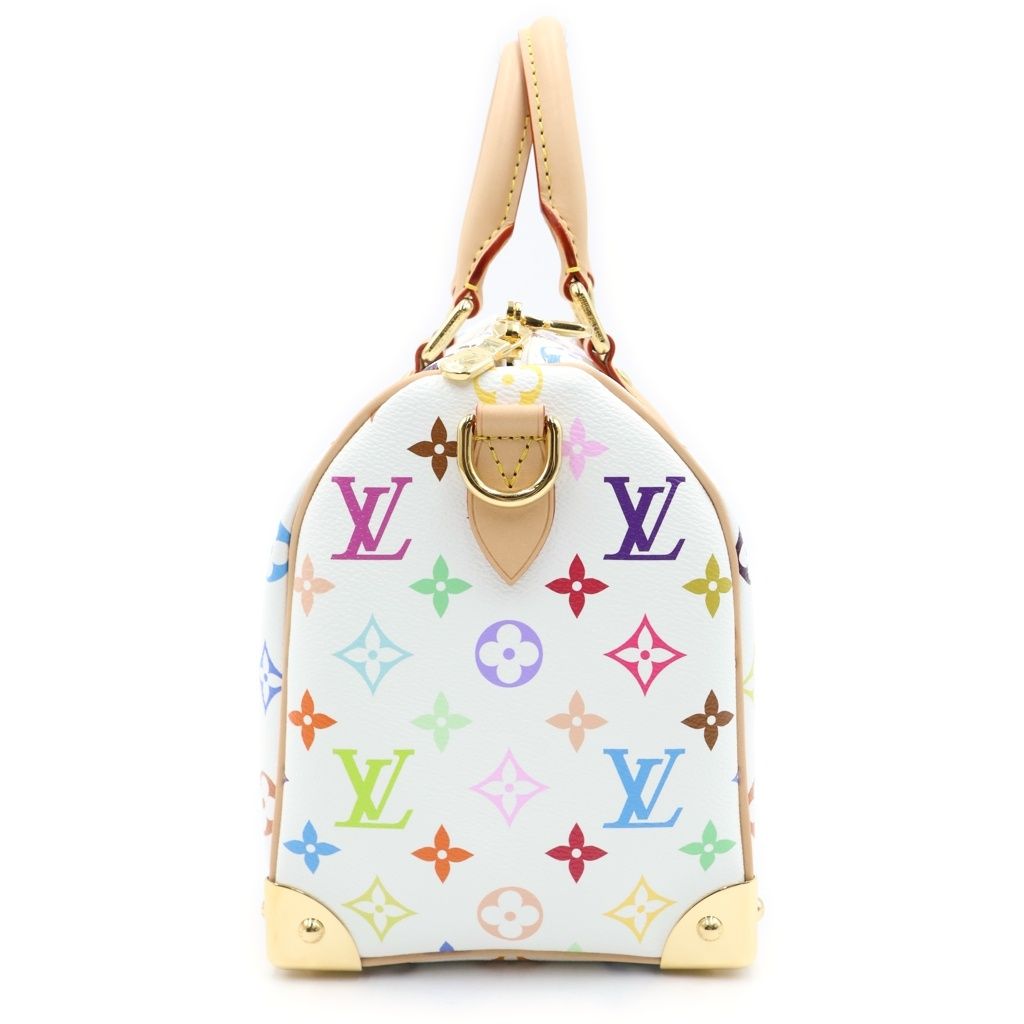 Louis Vuitton Monogram Multicolor Speedy 25 Leather 2-Way Shoulder Bag Mini — view 3