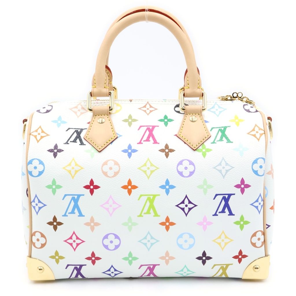 Louis Vuitton Monogram Multicolor Speedy 25 Leather 2-Way Shoulder Bag Mini — view 2