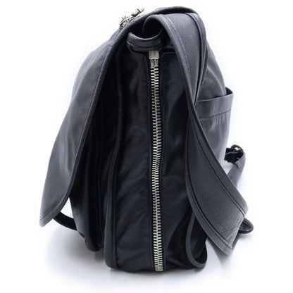 Chrome Hearts Soft Shoulder Large Bag Gunslinger Buckle Plain Black — view 3