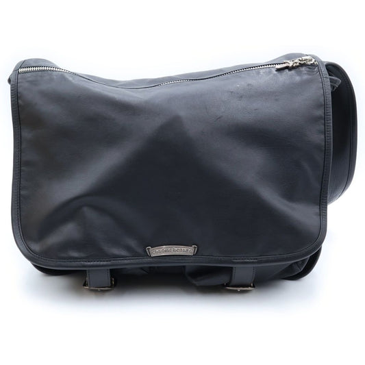 Chrome Hearts Soft Shoulder Large Bag Gunslinger Buckle Plain Black