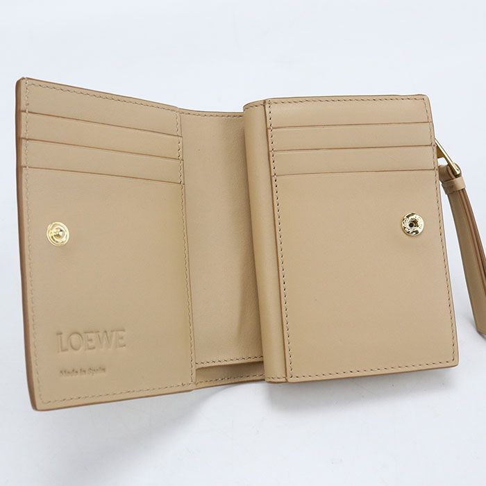 Loewe Compact Wallet Puzzle Bifold Calfskin — view 3