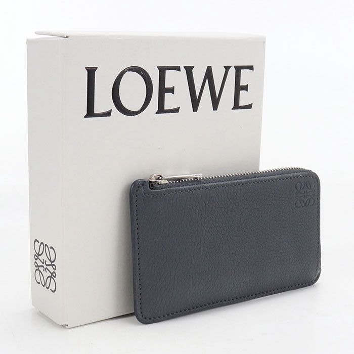 Loewe Fragment Case Coin Card Holder Anagram Purse Soft Grain Calfskin