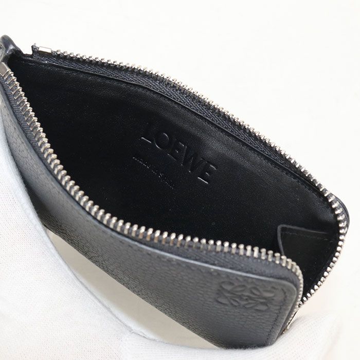 Loewe Fragment Case Coin Card Holder Anagram Purse Soft Grain Calfskin — view 3