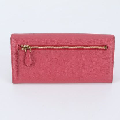Prada Saffiano Leather Card Case with Wallet Zip Around — view 2