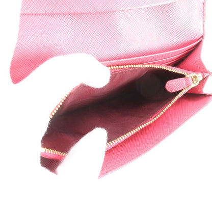 Prada Saffiano Leather Card Case with Wallet Zip Around — view 7