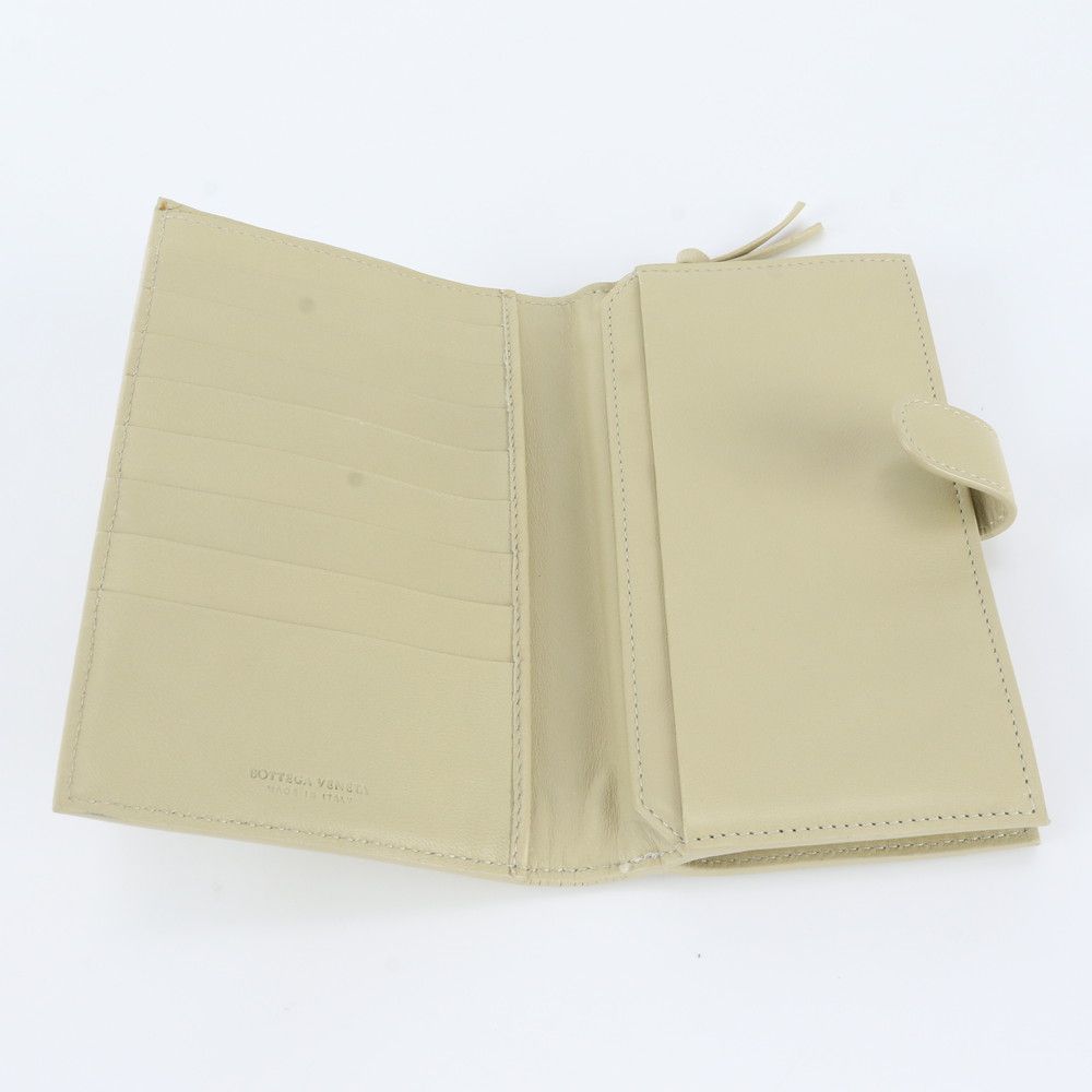 Bottega Veneta Intrecciato Braided Leather Bifold Wallet Compact — view 6