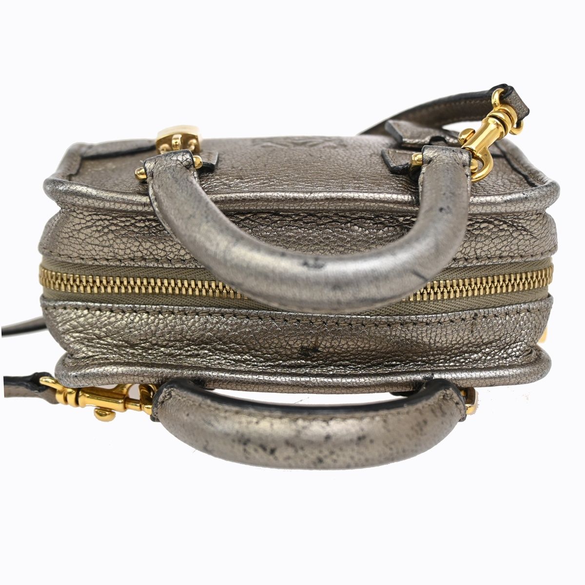 Loewe Amazona Micro Mini Shoulder Bag 2-Way Metallic Leather — view 5