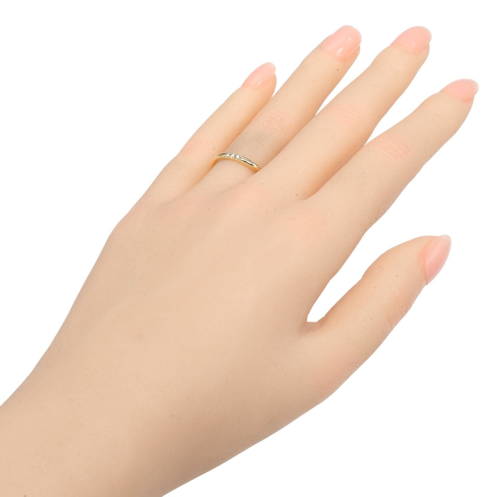 Tiffany & Co Forever Classic Band 18k Yellow Gold Diamond Ring — view 2