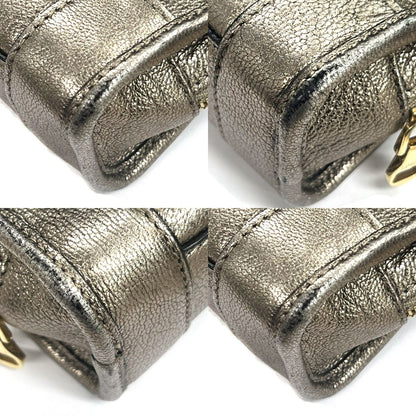 Loewe Amazona Micro Mini Shoulder Bag 2-Way Metallic Leather — view 6