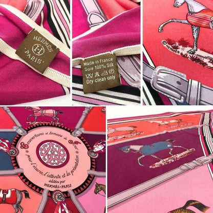 Hermes Smooth Carre Pointe Triangle Scarf Maxi Jersey Couvertures Et Tenu — view 4
