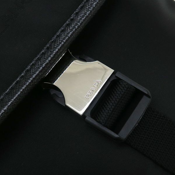 Prada Re-Nylon Shoulder Bag Black — view 7