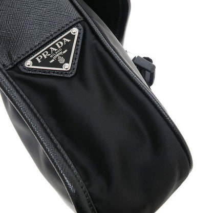 Prada Re-Nylon Shoulder Bag Black — view 5