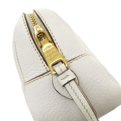 Prada Leather Pouch White — view 8