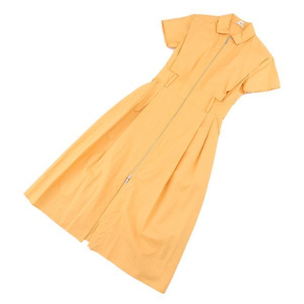 Hermes Shirt Dress Orange — view 7