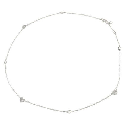 Gucci Interlocking G Diamond Necklace
