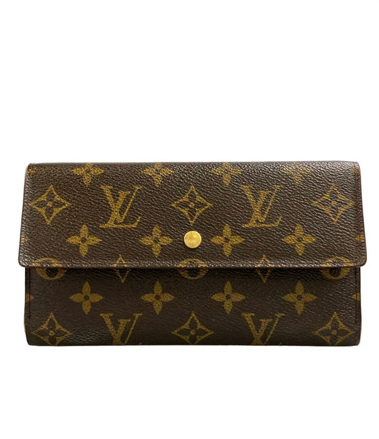 Louis Vuitton Wallet Trifold Portefeuille International Monogram