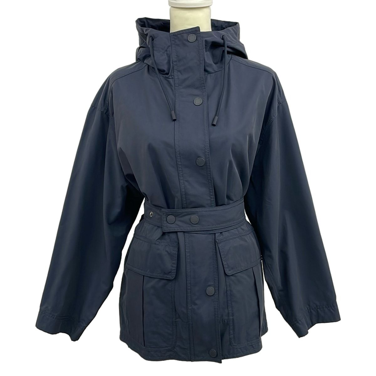 Max Mara Weekend Coat Navy Long Sleeve Spring Autumn JP 34