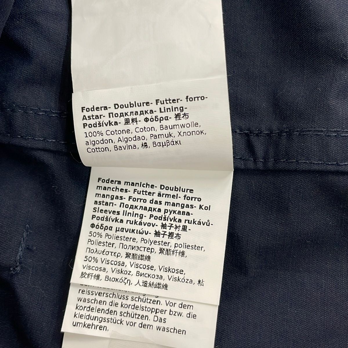 Max Mara Weekend Coat Navy Long Sleeve Spring Autumn JP 34 — view 5