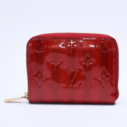 Louis Vuitton Wallet Monogram Vernis Zippy Coin Purse Pomme D'amour Gold