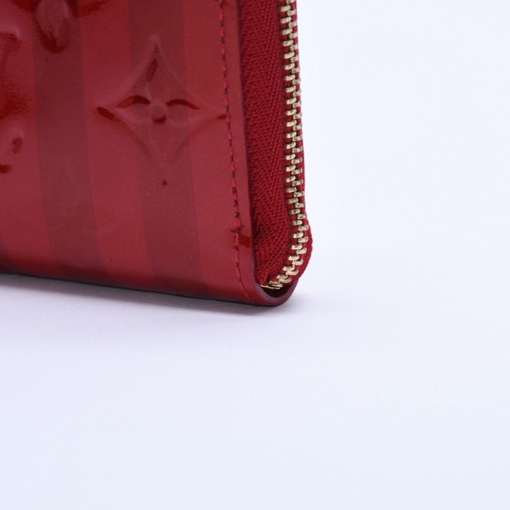 Louis Vuitton Wallet Monogram Vernis Zippy Coin Purse Pomme D'amour Gold — view 6