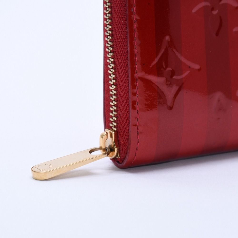 Louis Vuitton Wallet Monogram Vernis Zippy Coin Purse Pomme D'amour Gold — view 8