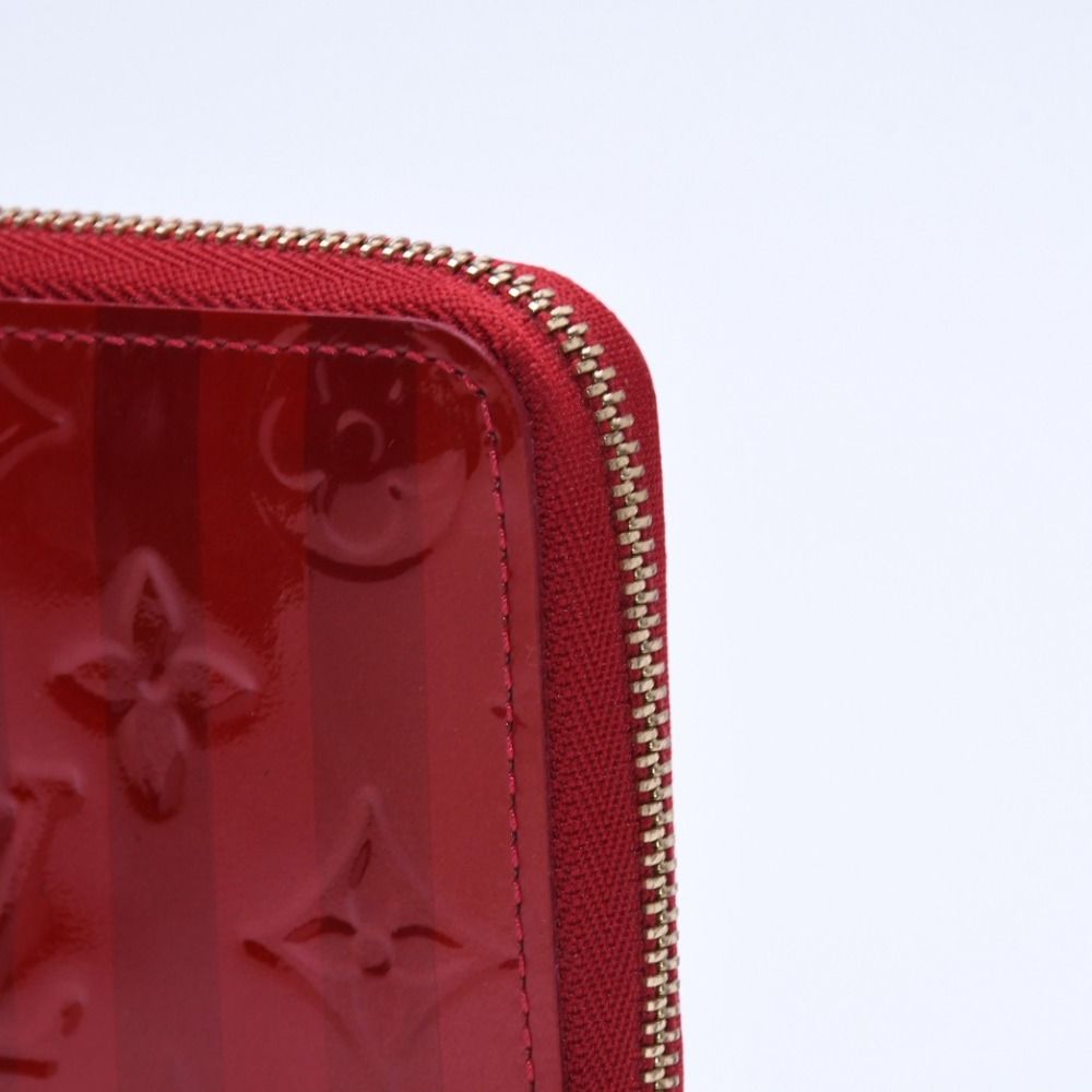 Louis Vuitton Wallet Monogram Vernis Zippy Coin Purse Pomme D'amour Gold — view 5