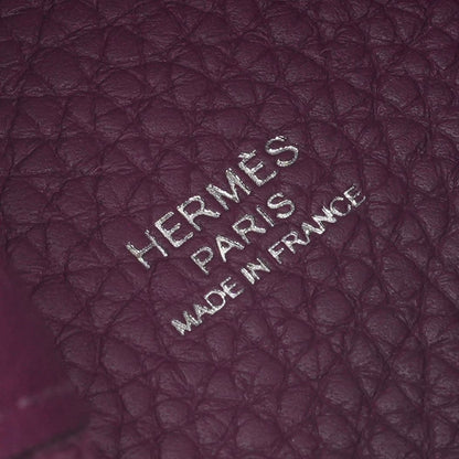 Hermes Picotin Lock PM 18 PM Tote Bag Taurillon Clemence Tosca Pink Silver — view 7