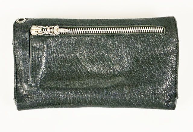 Chrome Hearts Wave Cross Ball Navy Wallet Leather — view 2