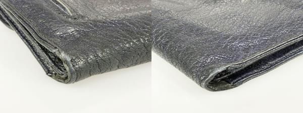 Chrome Hearts Wave Cross Ball Navy Wallet Leather — view 8