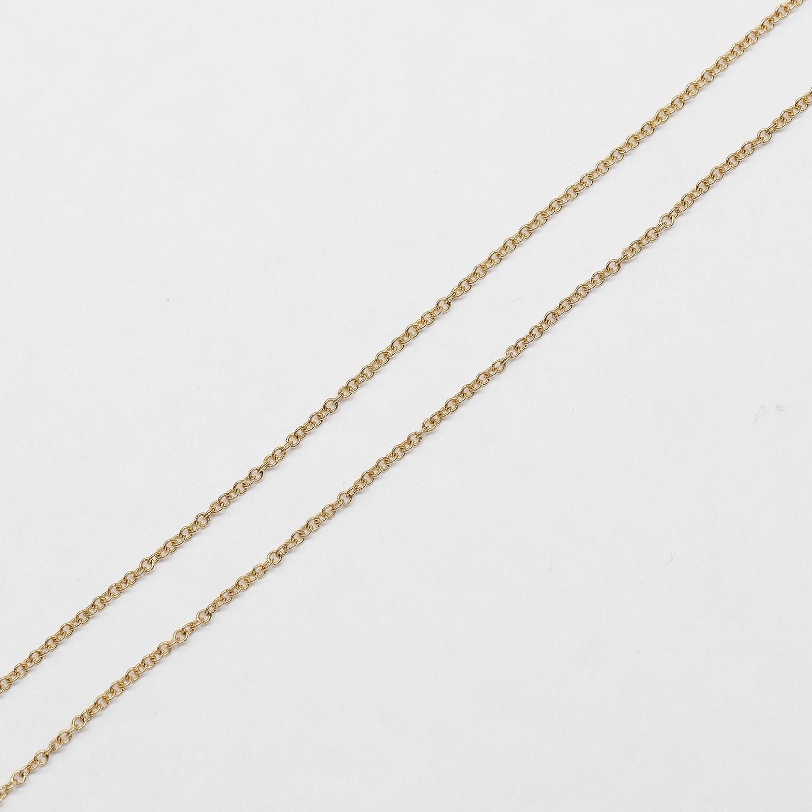 Tiffany & Co Oval Key 18k Yellow Gold Diamond Necklace — view 7