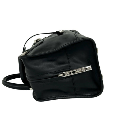 Loewe Amazona 28 Anagram Logo Leather Mini Boston Bag Tote Black — view 5